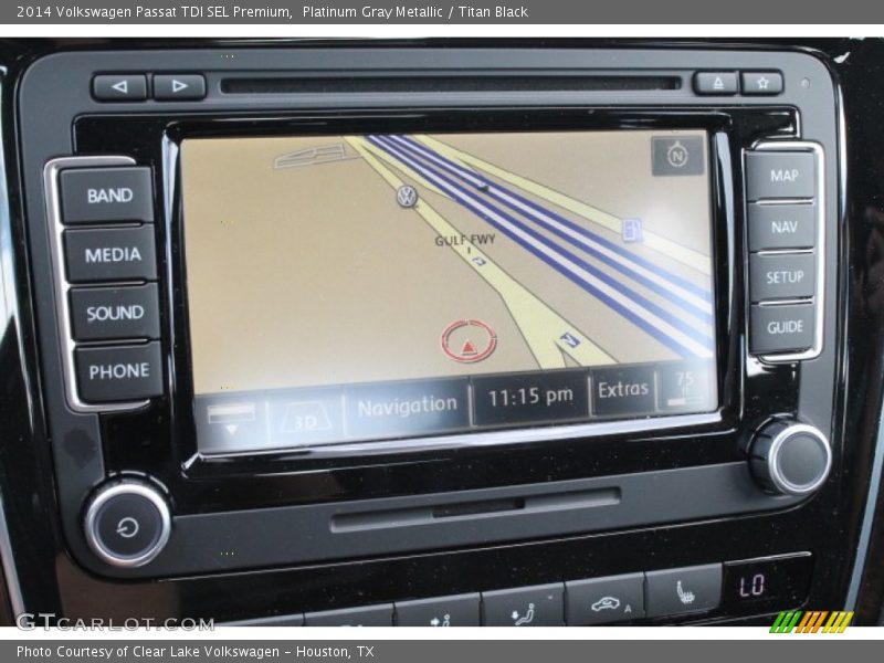 Platinum Gray Metallic / Titan Black 2014 Volkswagen Passat TDI SEL Premium