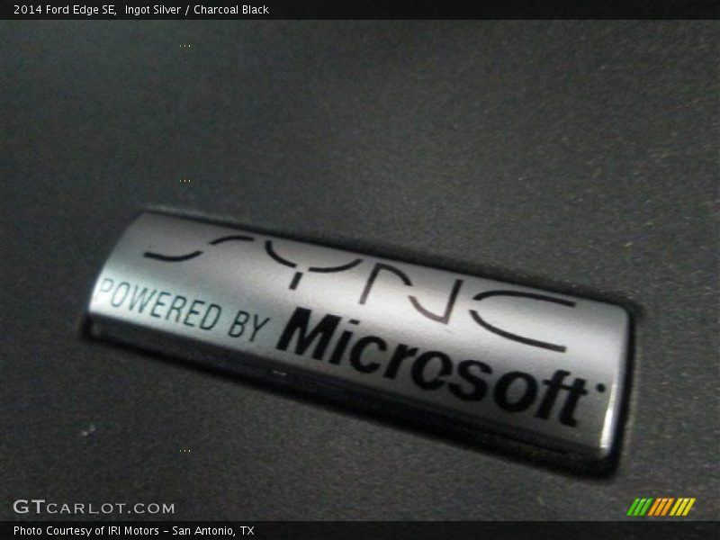 Ingot Silver / Charcoal Black 2014 Ford Edge SE