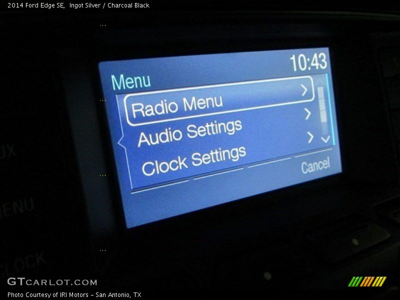 Ingot Silver / Charcoal Black 2014 Ford Edge SE