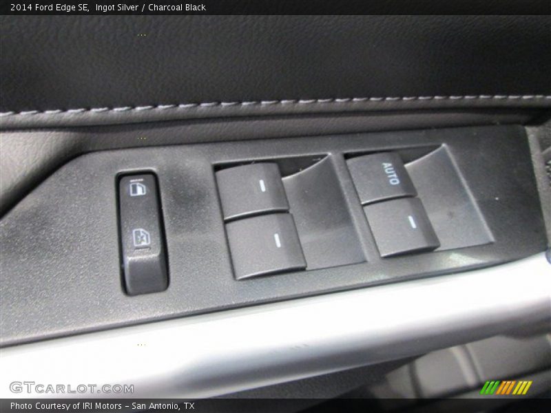 Ingot Silver / Charcoal Black 2014 Ford Edge SE