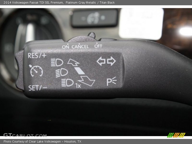 Platinum Gray Metallic / Titan Black 2014 Volkswagen Passat TDI SEL Premium