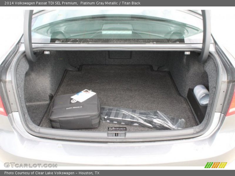 Platinum Gray Metallic / Titan Black 2014 Volkswagen Passat TDI SEL Premium
