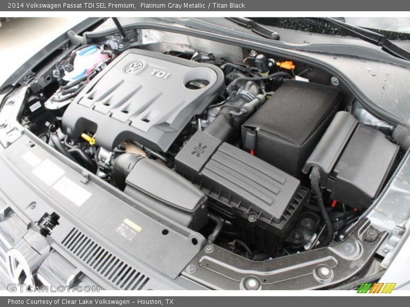 Platinum Gray Metallic / Titan Black 2014 Volkswagen Passat TDI SEL Premium