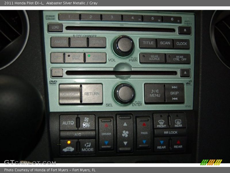 Alabaster Silver Metallic / Gray 2011 Honda Pilot EX-L