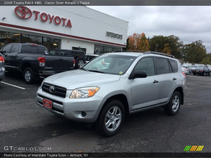 Classic Silver Metallic / Taupe 2008 Toyota RAV4 4WD
