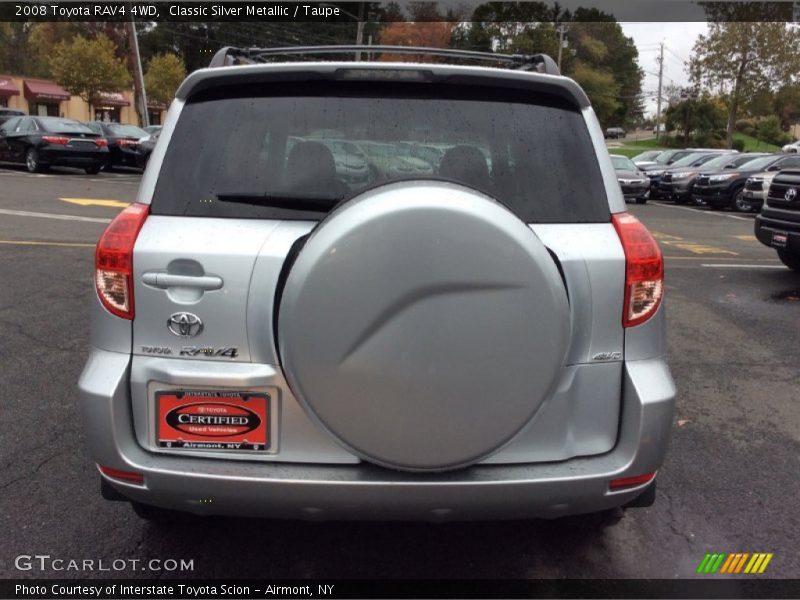 Classic Silver Metallic / Taupe 2008 Toyota RAV4 4WD