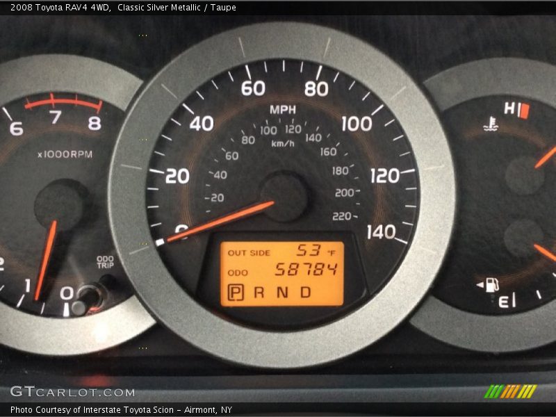 Classic Silver Metallic / Taupe 2008 Toyota RAV4 4WD