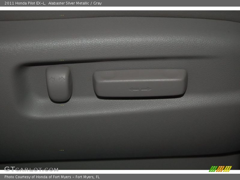 Alabaster Silver Metallic / Gray 2011 Honda Pilot EX-L
