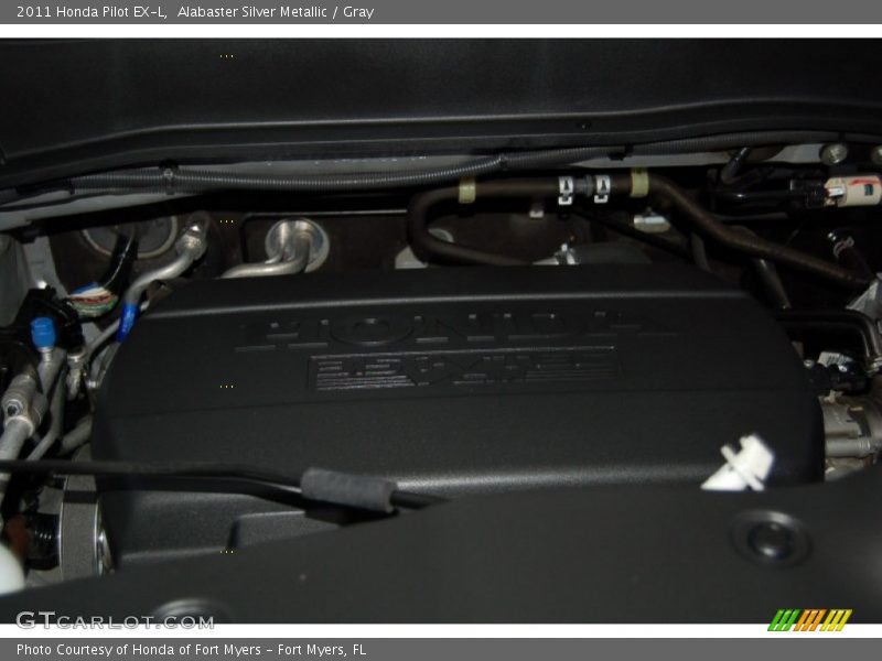 Alabaster Silver Metallic / Gray 2011 Honda Pilot EX-L