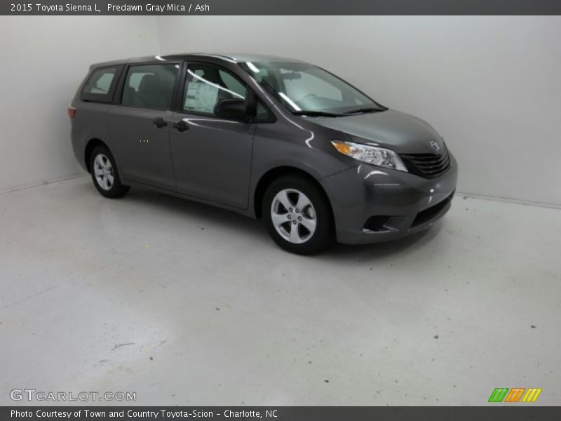 Predawn Gray Mica / Ash 2015 Toyota Sienna L