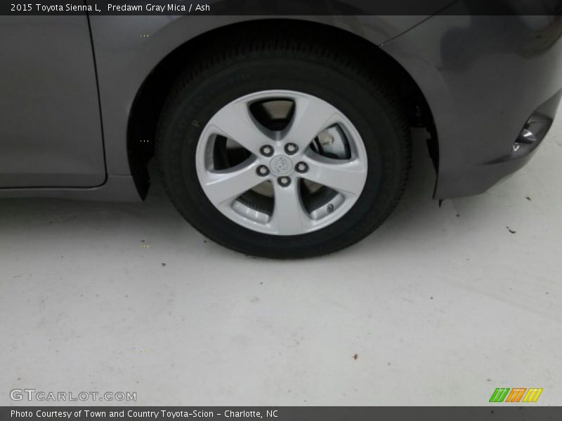 Predawn Gray Mica / Ash 2015 Toyota Sienna L