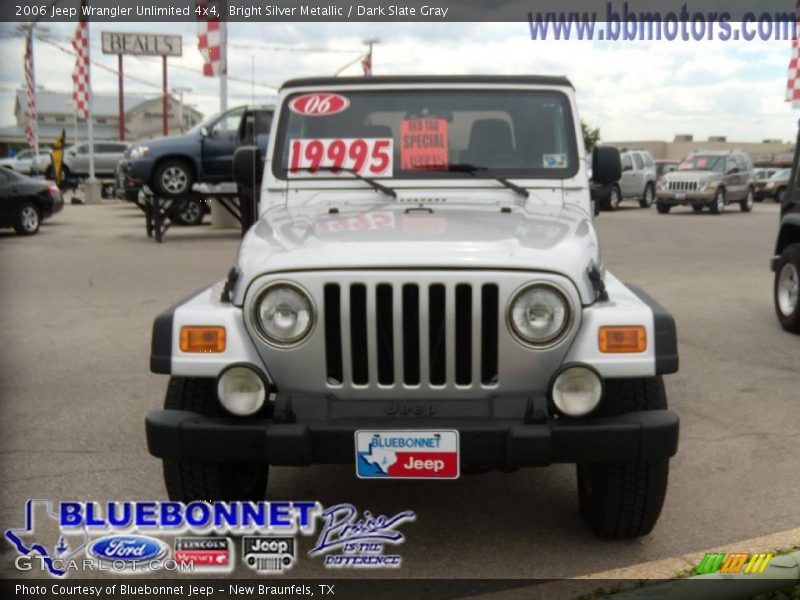 Bright Silver Metallic / Dark Slate Gray 2006 Jeep Wrangler Unlimited 4x4