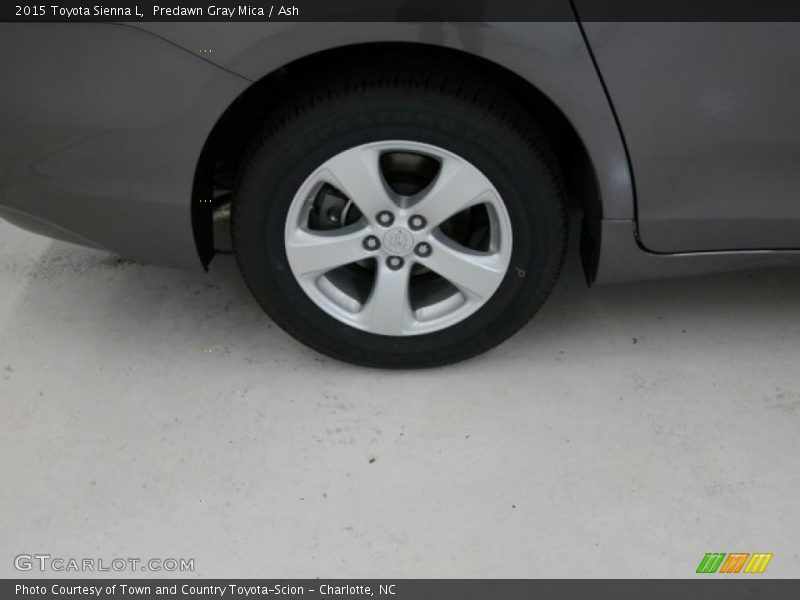 Predawn Gray Mica / Ash 2015 Toyota Sienna L