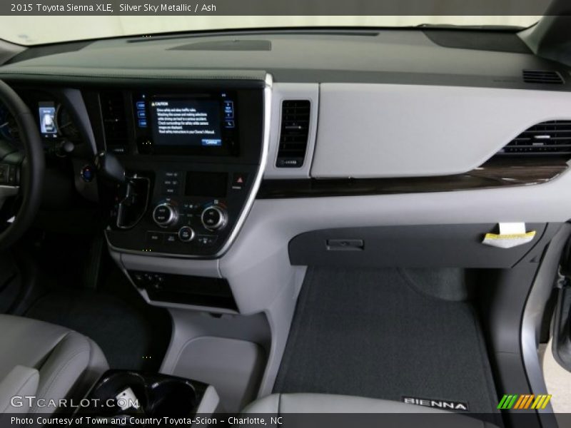Silver Sky Metallic / Ash 2015 Toyota Sienna XLE