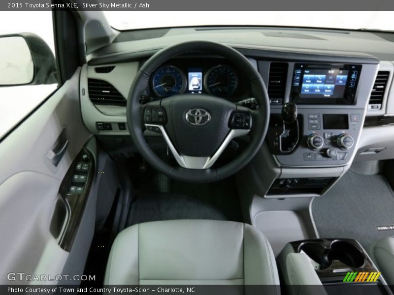 Silver Sky Metallic / Ash 2015 Toyota Sienna XLE