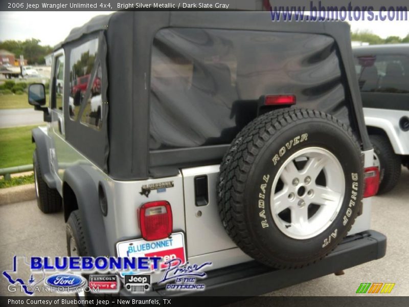Bright Silver Metallic / Dark Slate Gray 2006 Jeep Wrangler Unlimited 4x4