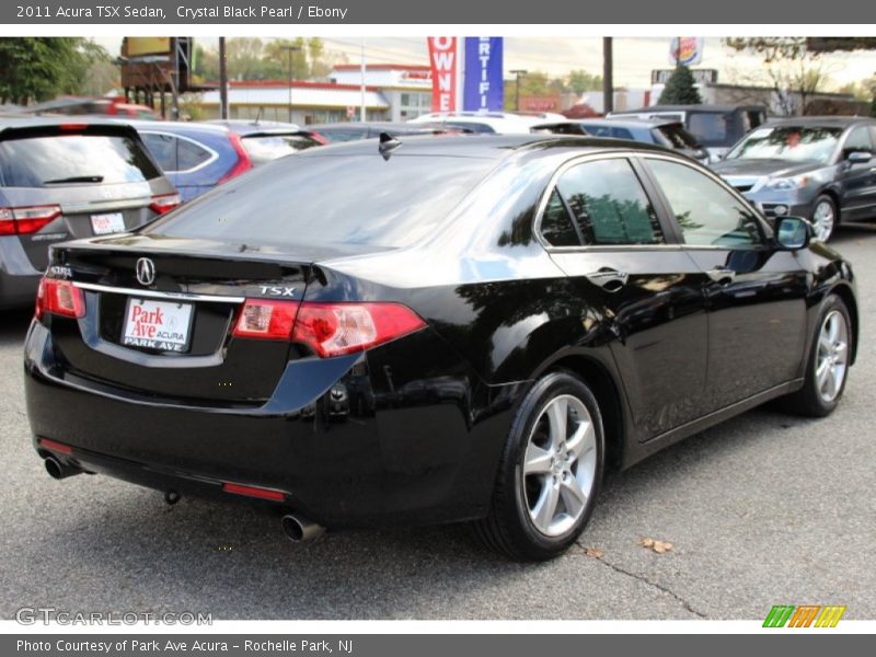 Crystal Black Pearl / Ebony 2011 Acura TSX Sedan