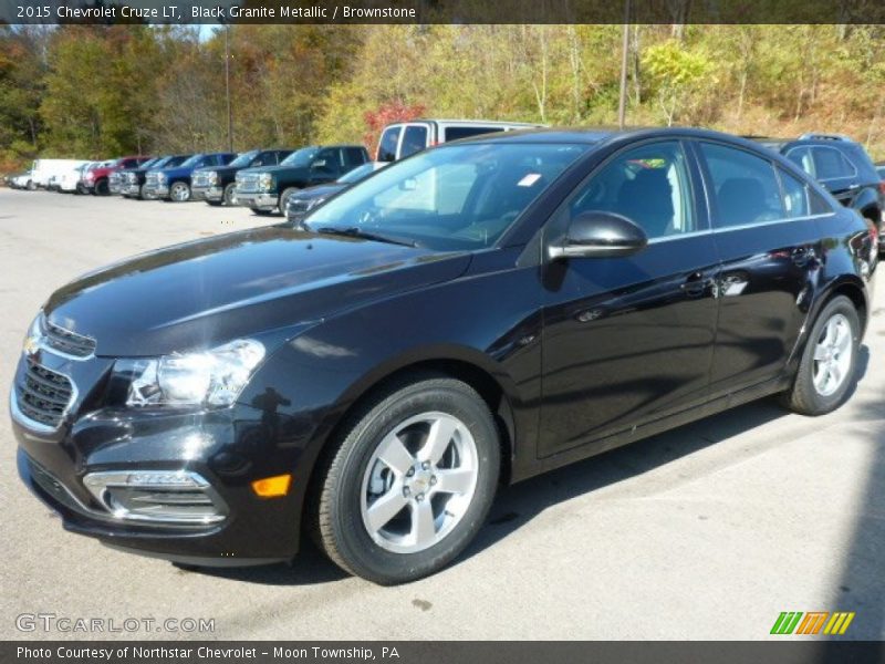 Black Granite Metallic / Brownstone 2015 Chevrolet Cruze LT