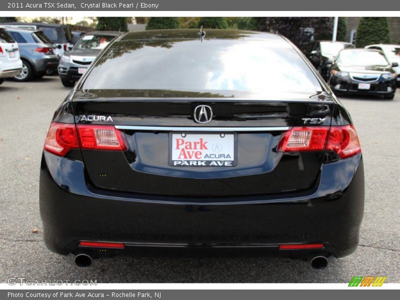 Crystal Black Pearl / Ebony 2011 Acura TSX Sedan