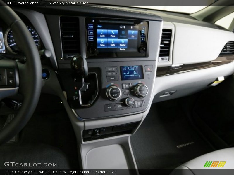 Silver Sky Metallic / Ash 2015 Toyota Sienna XLE