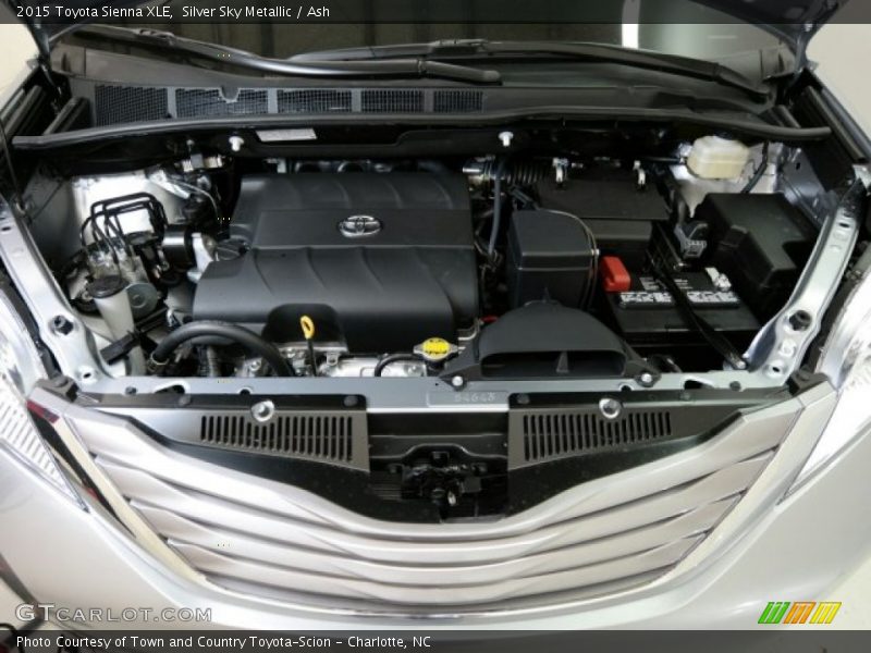 Silver Sky Metallic / Ash 2015 Toyota Sienna XLE