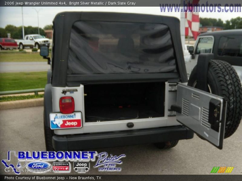 Bright Silver Metallic / Dark Slate Gray 2006 Jeep Wrangler Unlimited 4x4