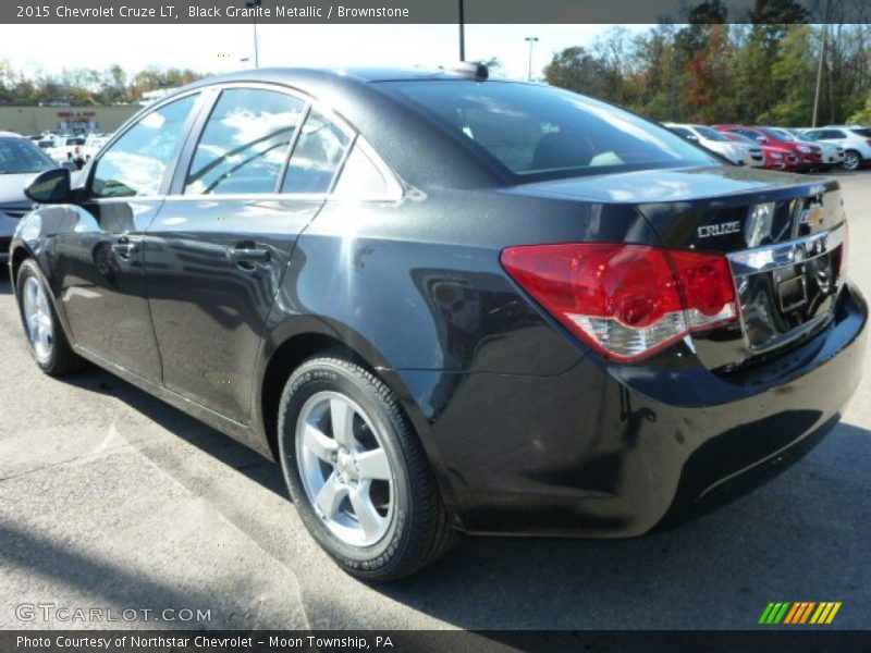 Black Granite Metallic / Brownstone 2015 Chevrolet Cruze LT