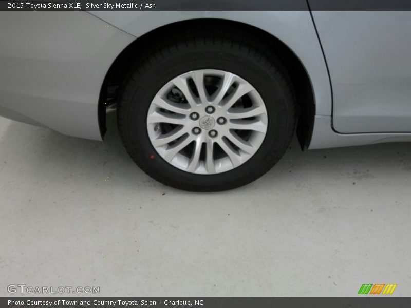 Silver Sky Metallic / Ash 2015 Toyota Sienna XLE