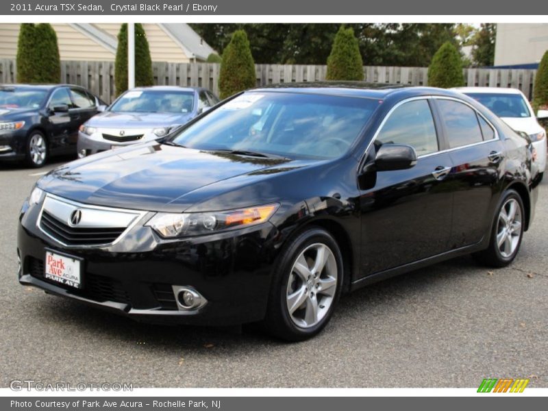 Crystal Black Pearl / Ebony 2011 Acura TSX Sedan