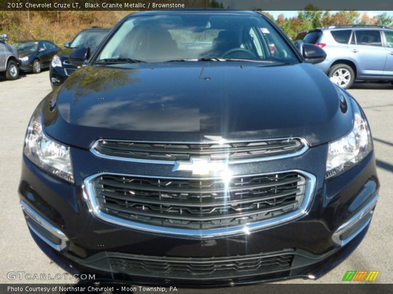 Black Granite Metallic / Brownstone 2015 Chevrolet Cruze LT