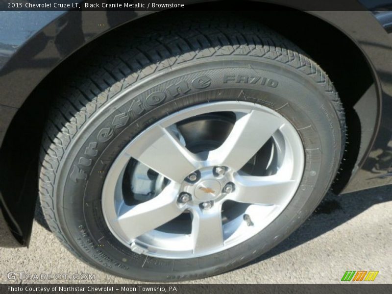 Black Granite Metallic / Brownstone 2015 Chevrolet Cruze LT