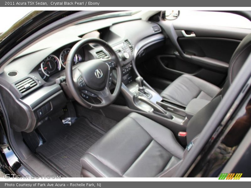 Crystal Black Pearl / Ebony 2011 Acura TSX Sedan