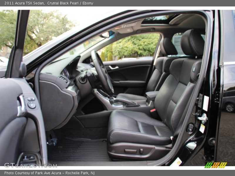 Crystal Black Pearl / Ebony 2011 Acura TSX Sedan
