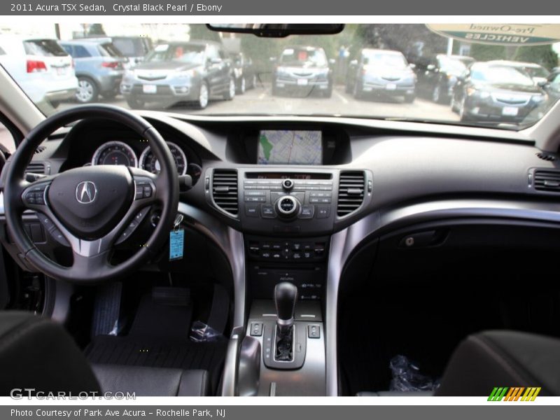 Crystal Black Pearl / Ebony 2011 Acura TSX Sedan