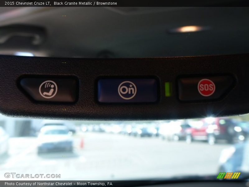 Black Granite Metallic / Brownstone 2015 Chevrolet Cruze LT