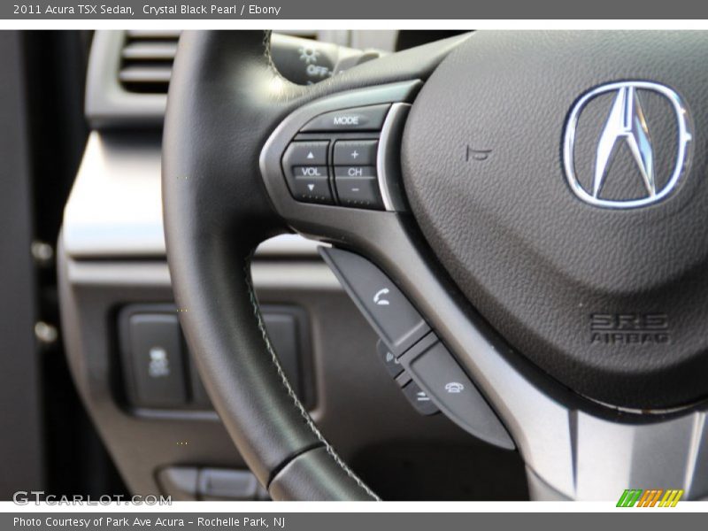 Crystal Black Pearl / Ebony 2011 Acura TSX Sedan