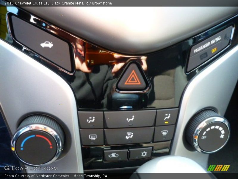 Black Granite Metallic / Brownstone 2015 Chevrolet Cruze LT
