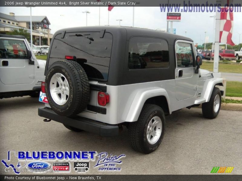 Bright Silver Metallic / Dark Slate Gray 2006 Jeep Wrangler Unlimited 4x4