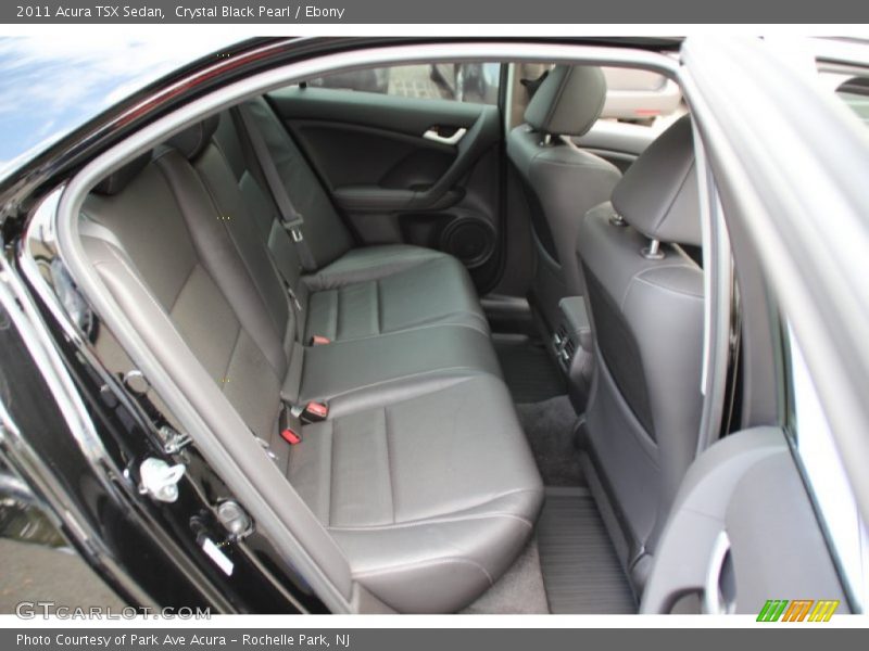 Crystal Black Pearl / Ebony 2011 Acura TSX Sedan