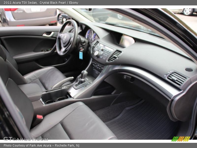Crystal Black Pearl / Ebony 2011 Acura TSX Sedan