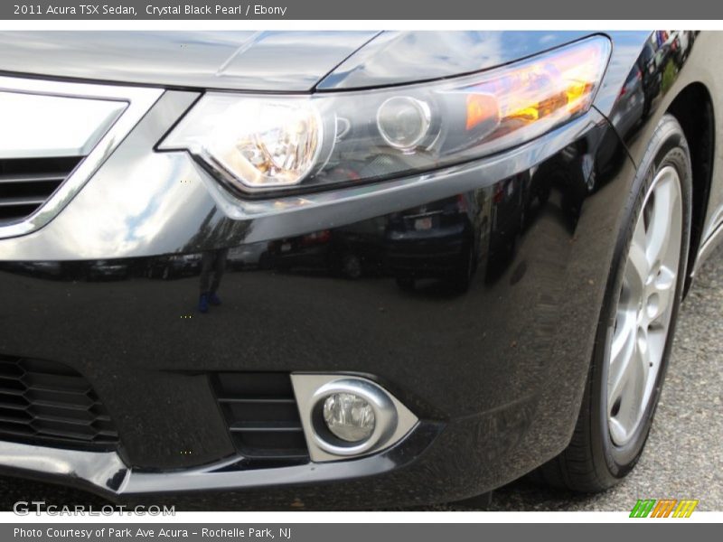 Crystal Black Pearl / Ebony 2011 Acura TSX Sedan