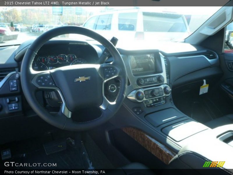 Tungsten Metallic / Jet Black 2015 Chevrolet Tahoe LTZ 4WD