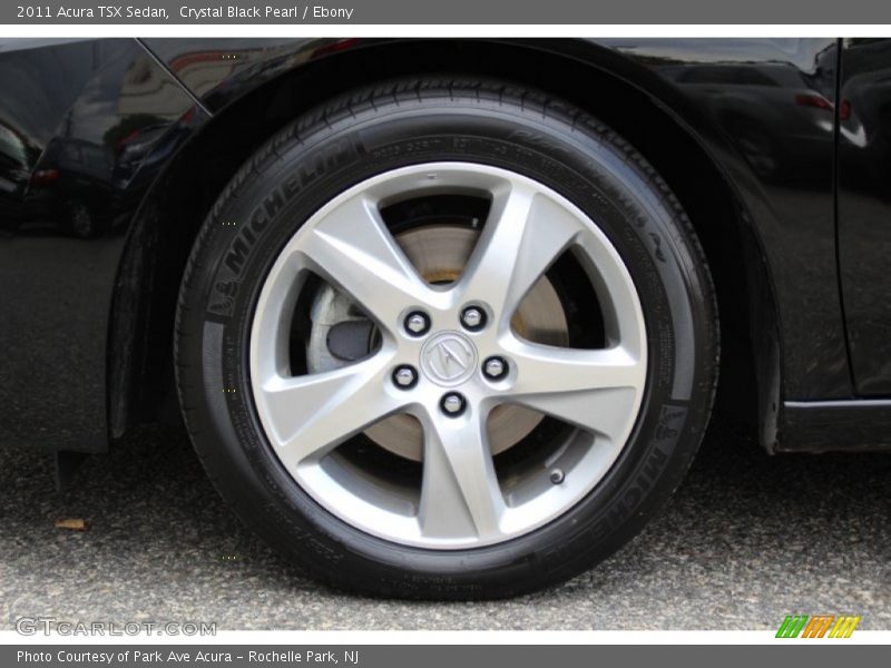 Crystal Black Pearl / Ebony 2011 Acura TSX Sedan