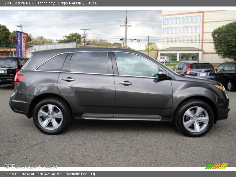 Grigio Metallic / Taupe 2011 Acura MDX Technology