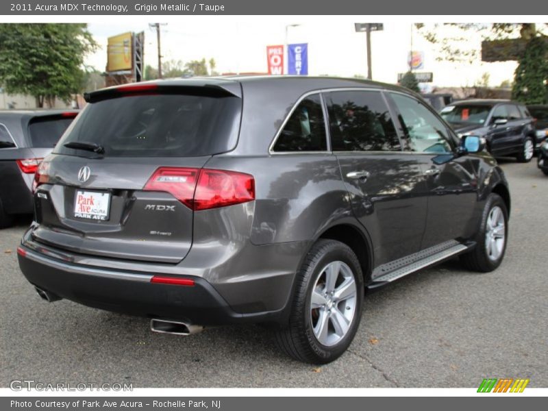 Grigio Metallic / Taupe 2011 Acura MDX Technology