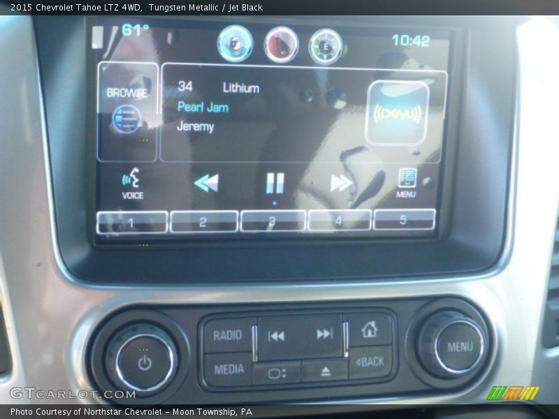 Tungsten Metallic / Jet Black 2015 Chevrolet Tahoe LTZ 4WD