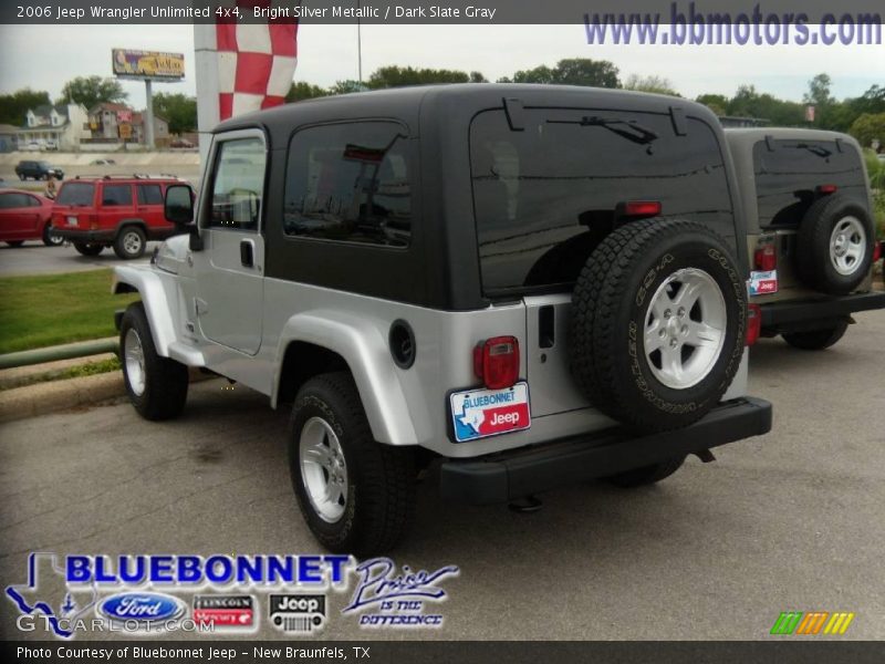 Bright Silver Metallic / Dark Slate Gray 2006 Jeep Wrangler Unlimited 4x4