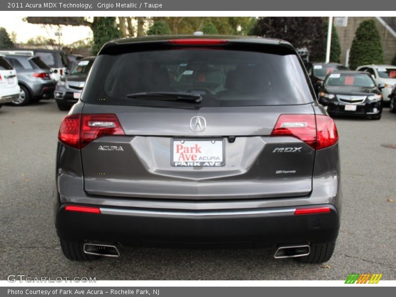 Grigio Metallic / Taupe 2011 Acura MDX Technology