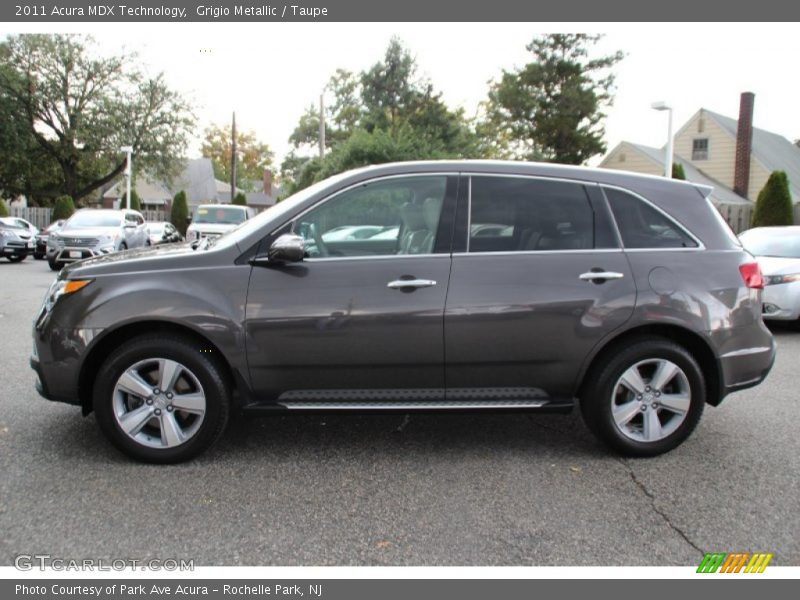 Grigio Metallic / Taupe 2011 Acura MDX Technology