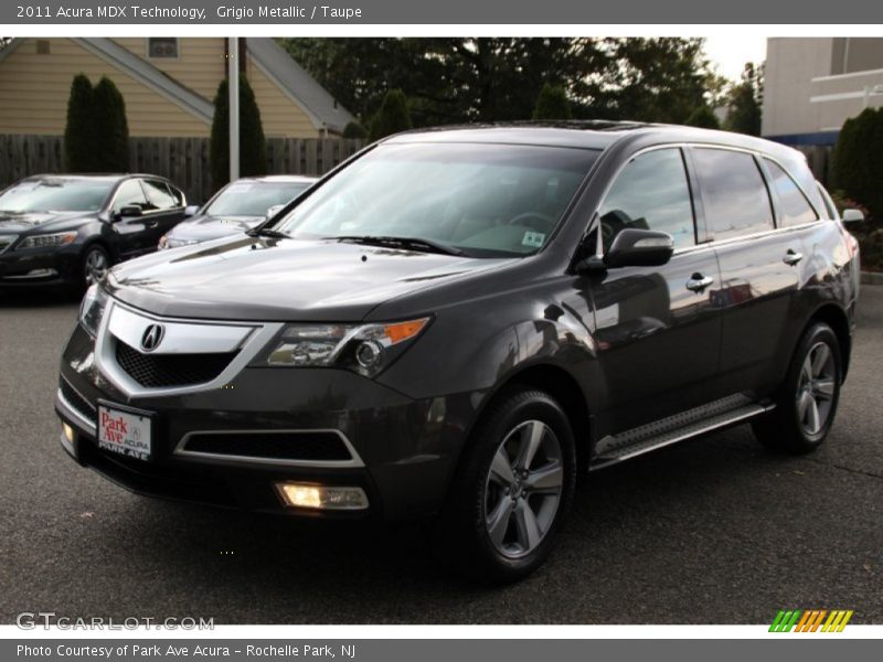 Grigio Metallic / Taupe 2011 Acura MDX Technology